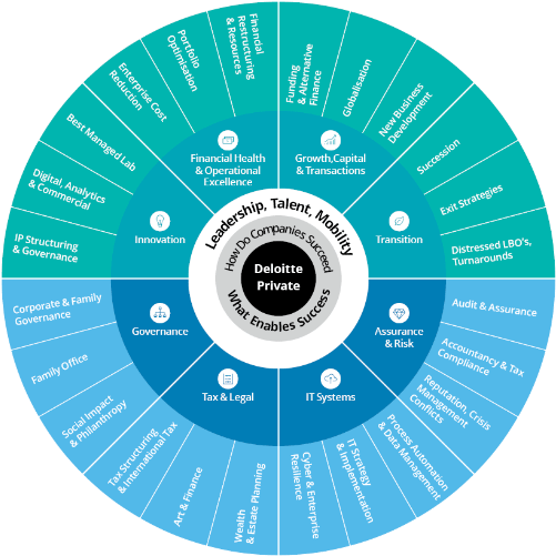 Deloitte Private Scope Of Services - Circle (800x500), Png Download