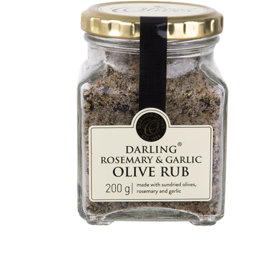 Rosemary & Garlic Olive Rub 200g - Raisin (600x600), Png Download
