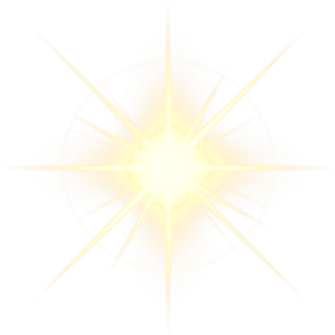 Shine Star Yellow Estrella Brillo Amarillo - Illustration (1024x819), Png Download