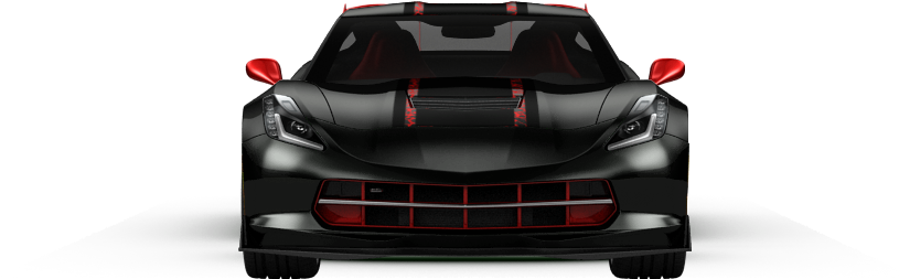 Chevrolet Corvette C7'14 By Uzi-vert - Lamborghini Sesto Elemento (1004x373), Png Download