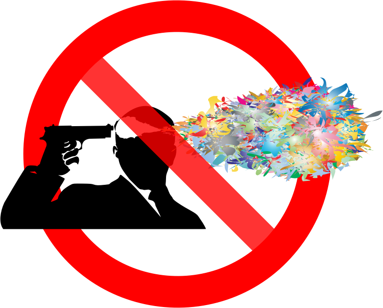 This Png File Is About Kill , Prohibited , Abstract - Mental Illness Clipart (782x630), Png Download