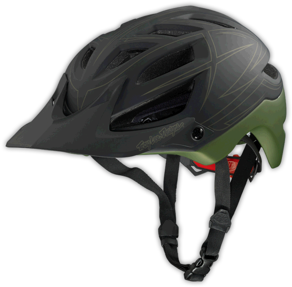 14tld A1 Helmet Pinstripe Grn01 - Bicycle Helmet (600x600), Png Download