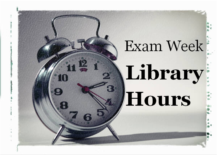 Library Hours - Shhh Exam Time (717x670), Png Download
