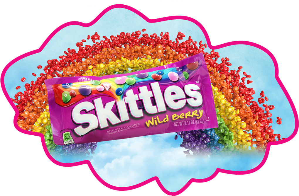 Click Here To See Images - Skittles Rainbow (1193x768), Png Download