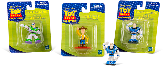 Toy Story Mini-figurines - Action Figure (650x550), Png Download