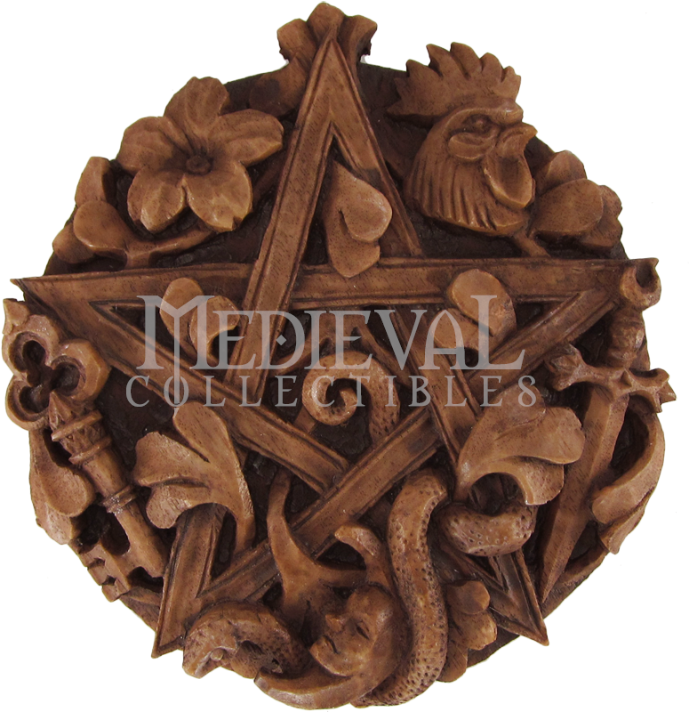 Cimaruta Pentacle Plaque - Pentacle (850x850), Png Download