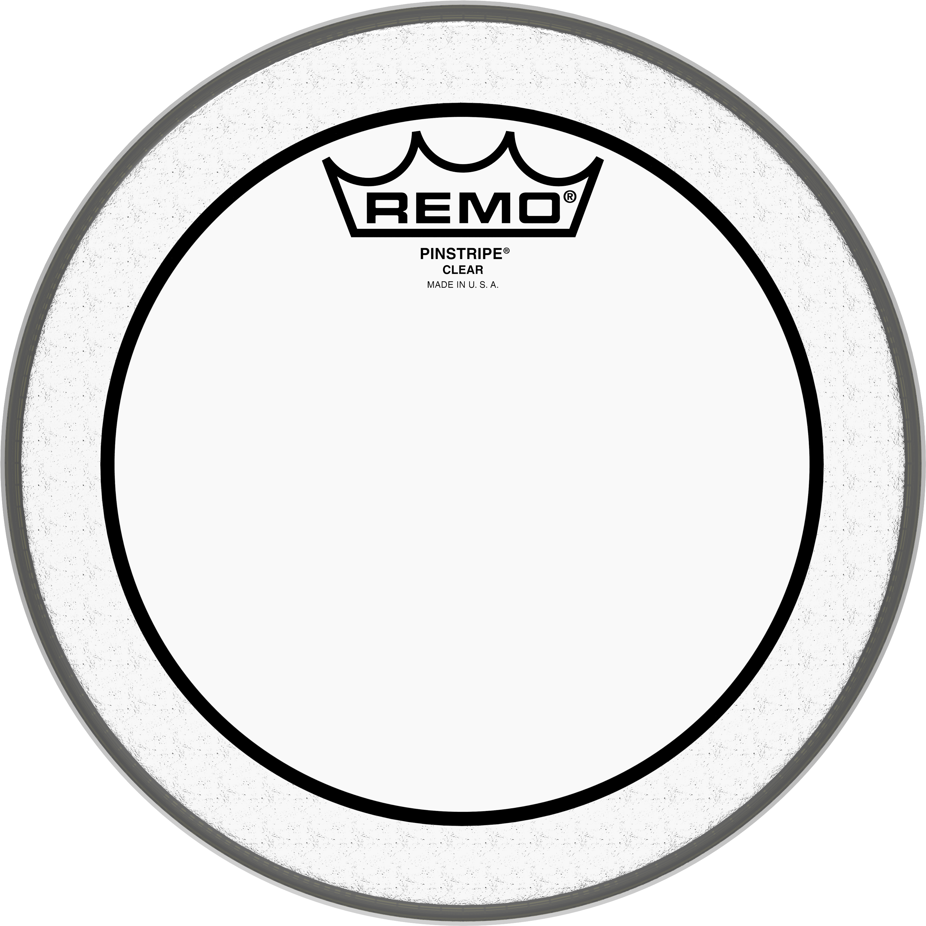 Remo Pinstripe Clear Drumhead, 8" - Remo Pinstripe Clear (3300x3300), Png Download