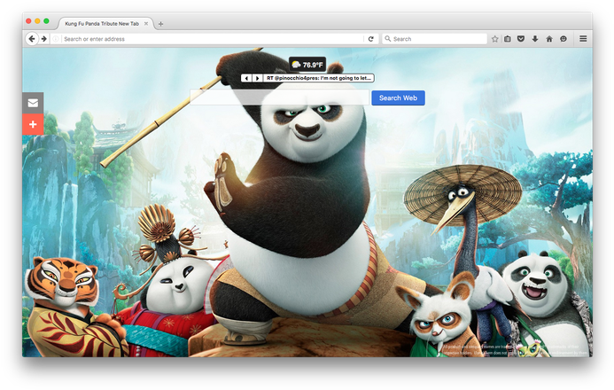 Kung Fu Panda Tribute New Tabby Brand Thunder, Llc - Kung Fu Panda Fight (700x445), Png Download