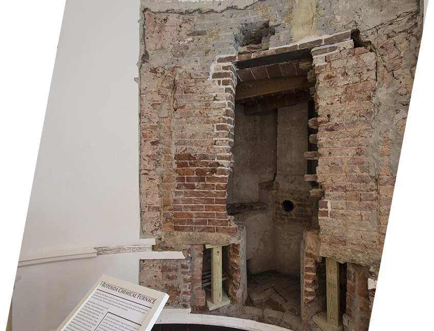 Full Image - Thomas Jefferson Hidden Room (845x645), Png Download