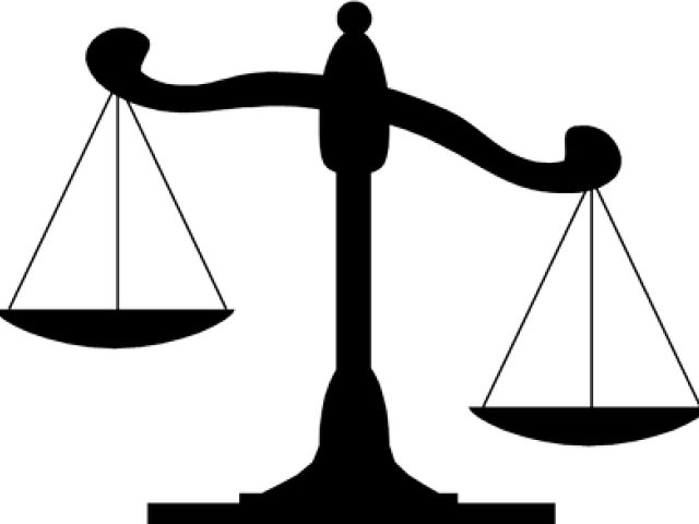 Scales Of Justice Transparent (640x480), Png Download