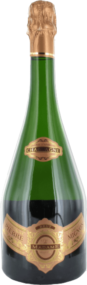 Pierre Mignon Annee De Madame Millesime - Champagne (400x960), Png Download