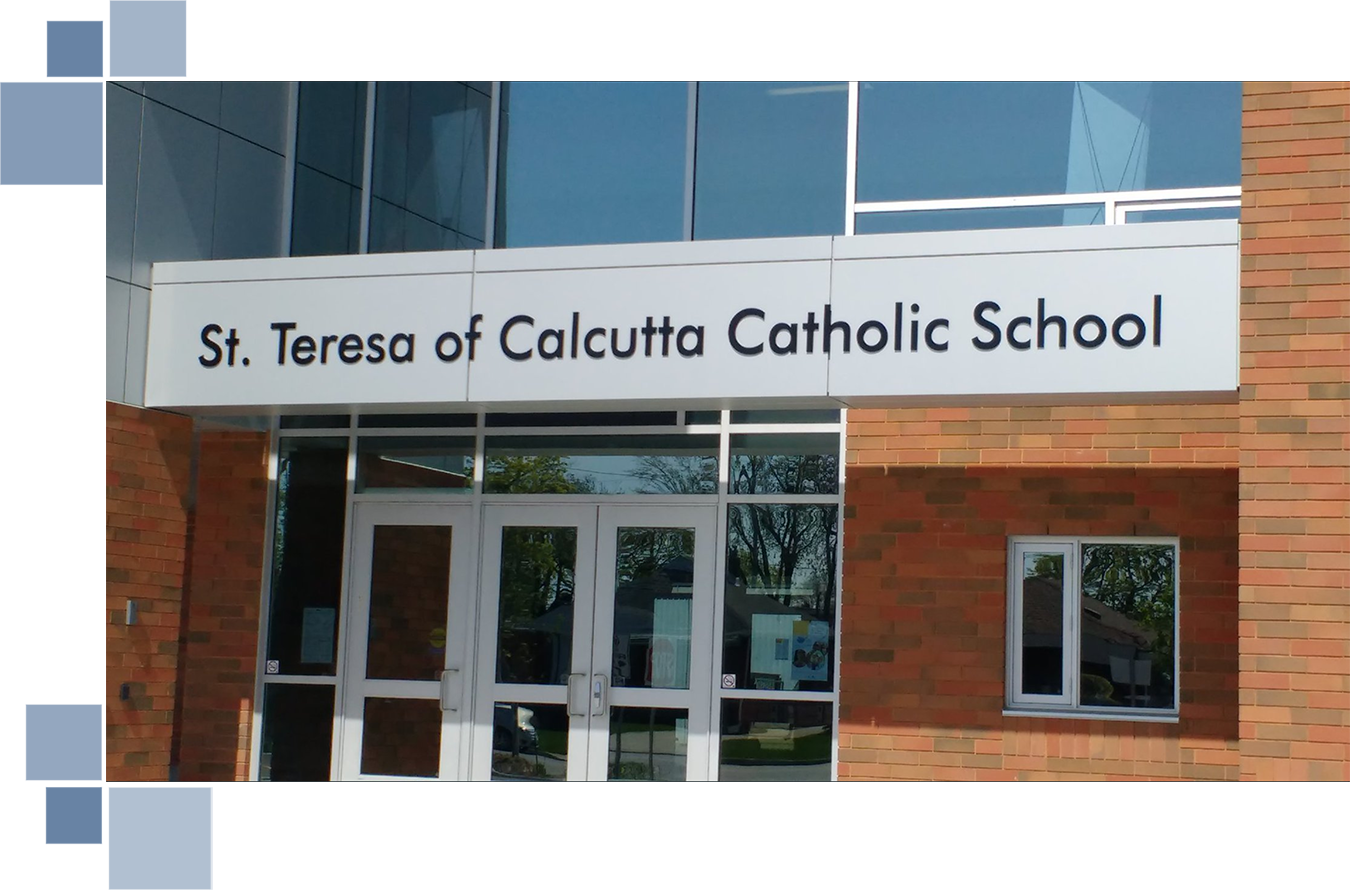 Saint Teresa Of Calcutta Catholic School - Commercial Building (1350x893), Png Download