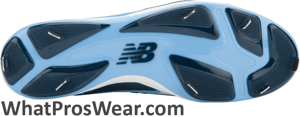 Ben Zobrist Cleats, New Balance 3000 Cleats - New Balance Columbia Blue Cleats (1010x396), Png Download