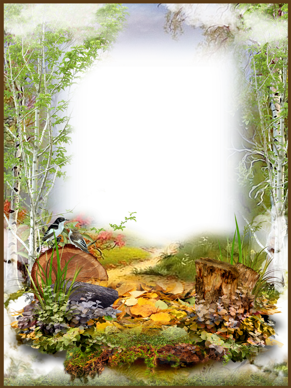 Molduras Natureza Png (960x1280), Png Download