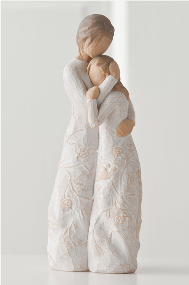 Willow Tree Close To Me - Willow Tree Ornaments Mother And Daughter (568x568), Png Download