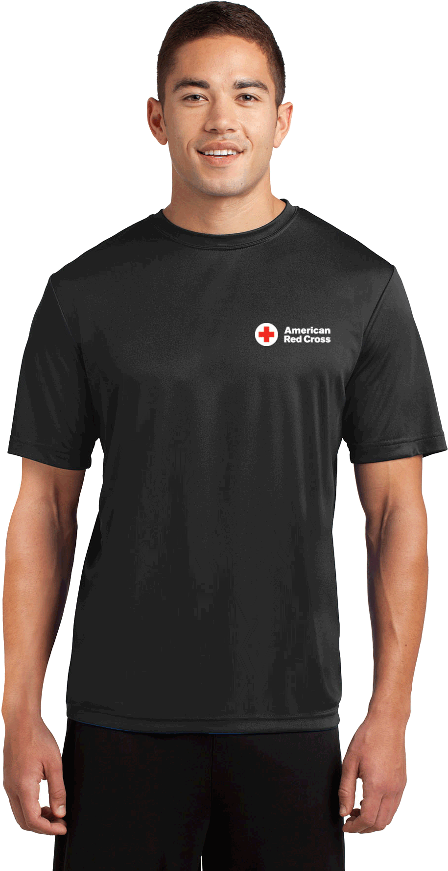 Unisex Performance Short Sleeve T-shirt With American - Sport Tek Iron Grey (1800x1800), Png Download
