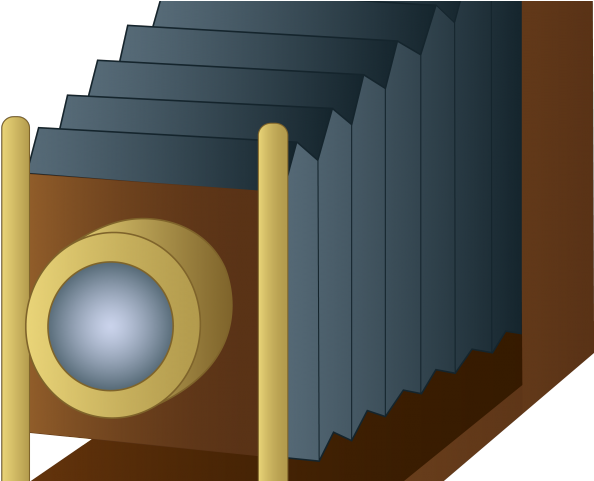 Old Camera Clipart - Wood (640x480), Png Download