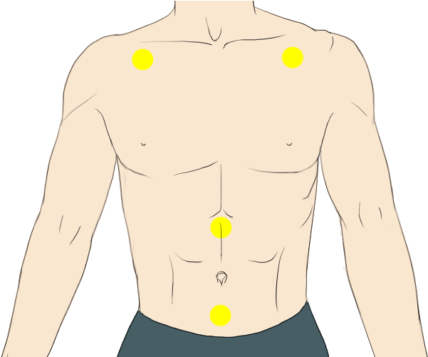 This Reduces Abdominal Contraction, Constipation, Stomach - Pressure Point To Relieve Gas (700x500), Png Download
