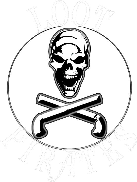 Loot Pirates Logo - Skull (750x750), Png Download