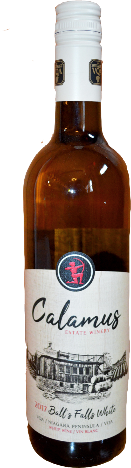 Balls Falls White 1 - Glass Bottle (700x1805), Png Download