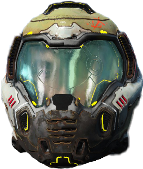 Doom Sticker - Face Mask (1024x571), Png Download