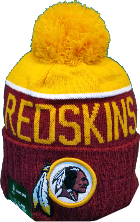 Washington Redskins Sideline Knit Pom Toque More Than - Washington Redskins (475x750), Png Download