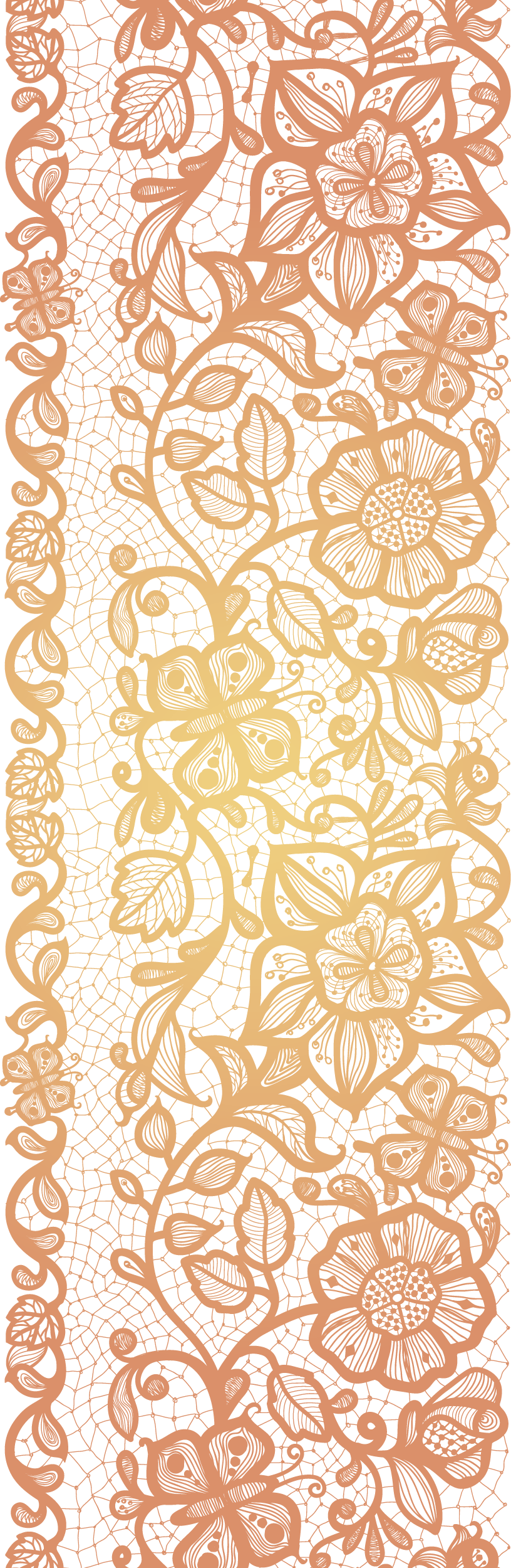 Euclidean Gradient Complex Gulei Si Transprent Png - Easy Lace Pattern Template (816x2500), Png Download