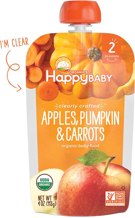 From The Eyes Of A Parent - Transparent Baby Food Pouches (550x701), Png Download