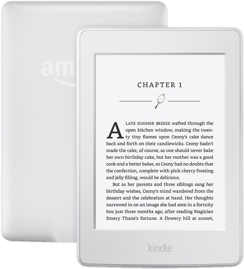 Kindle Paperwhite - Paperwhite Black White (997x997), Png Download