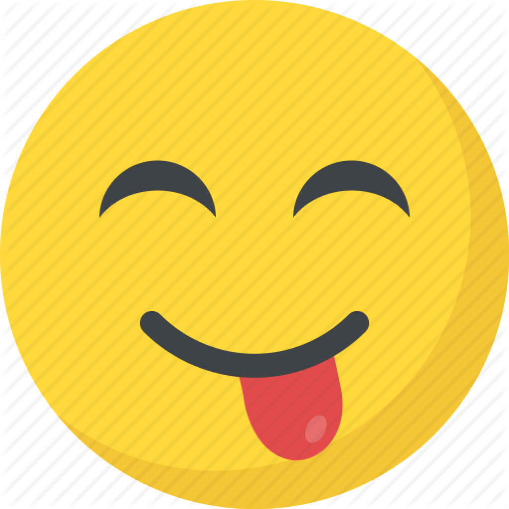 Crazy Face Smiley Smiley 1 Vectors Market Clip Art - Naughty Face Emoji (1024x1024), Png Download