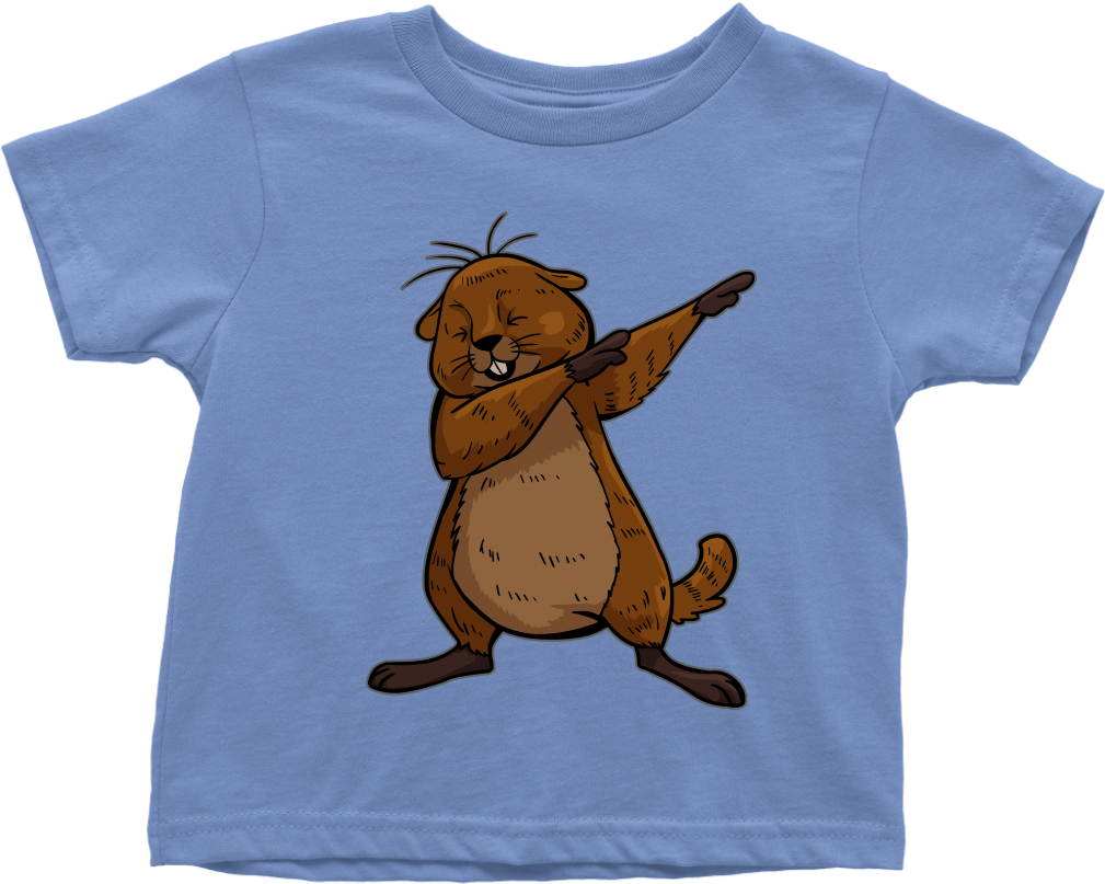 Groundhog Day Funny Dabbing Dance Groundhog Toddler - Shirt (1024x1024), Png Download