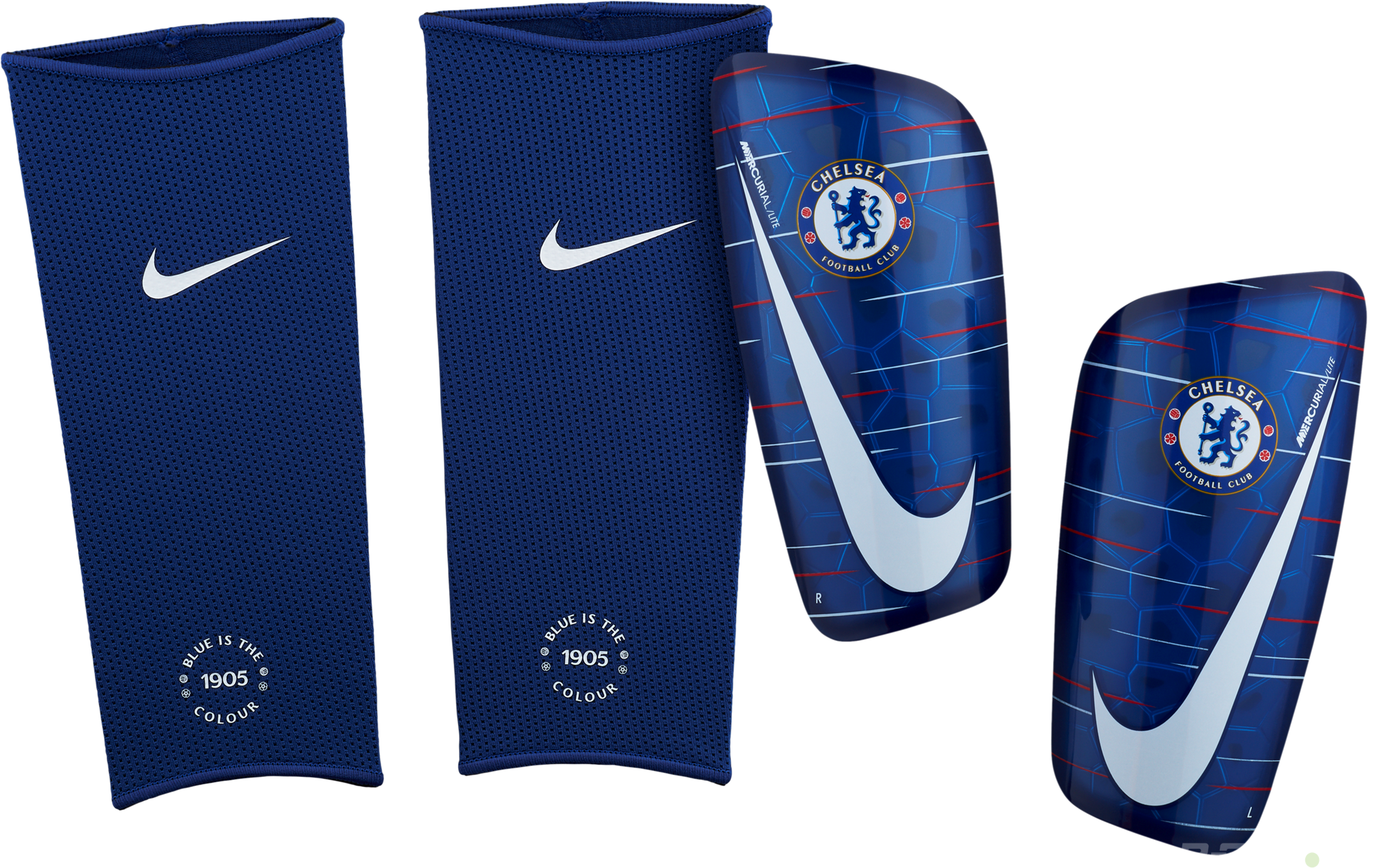 Shin Pads Nike Chelsea Fc Mercurial Lite Sp2135 495 - Chelsea Football Club (2128x1416), Png Download