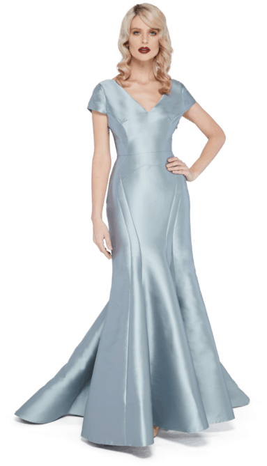 Adele Non Stretch - Gown (447x745), Png Download