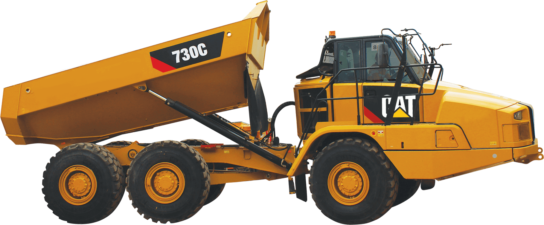 730c Articulated Dumper - Construction Equipment (2025x1004), Png Download