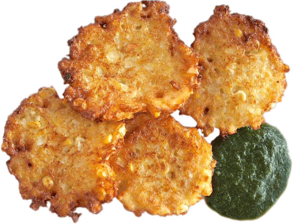 Download - Air Fryer Corn Fritter Recipe (960x767), Png Download