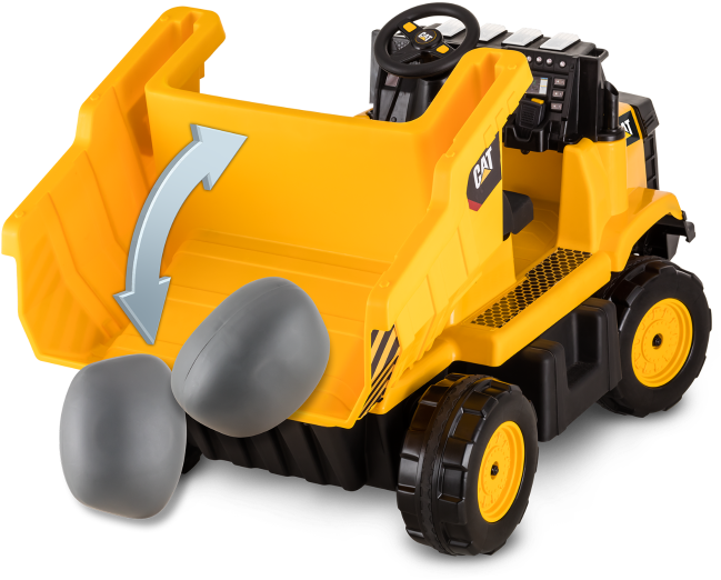 Cat Mining Dump Truck - Bulldozer (900x600), Png Download