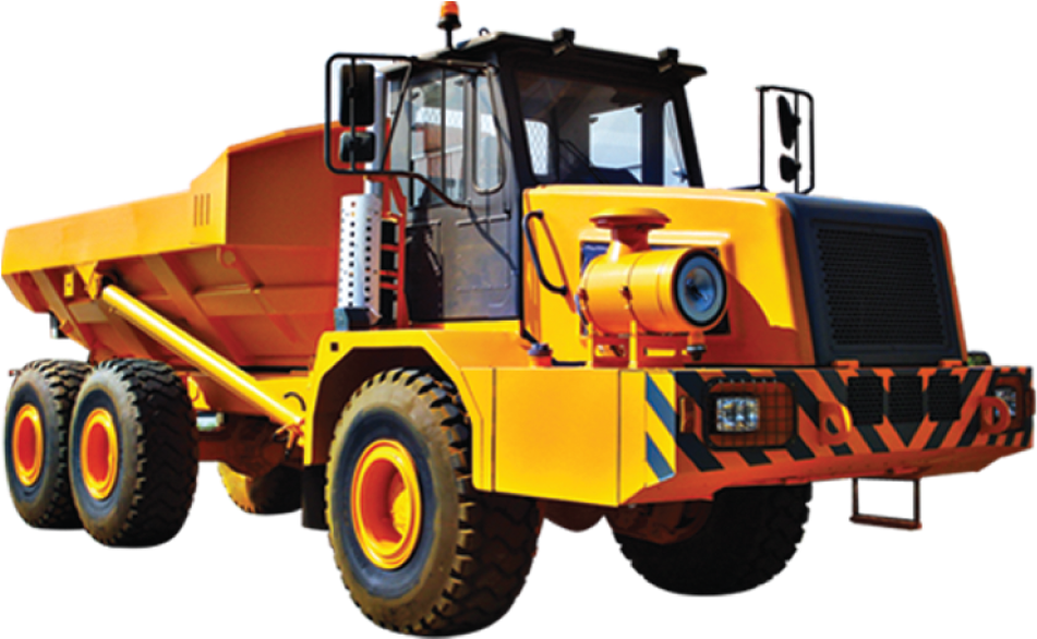 Articulated Dump Truck - Trailer Truck (1000x800), Png Download