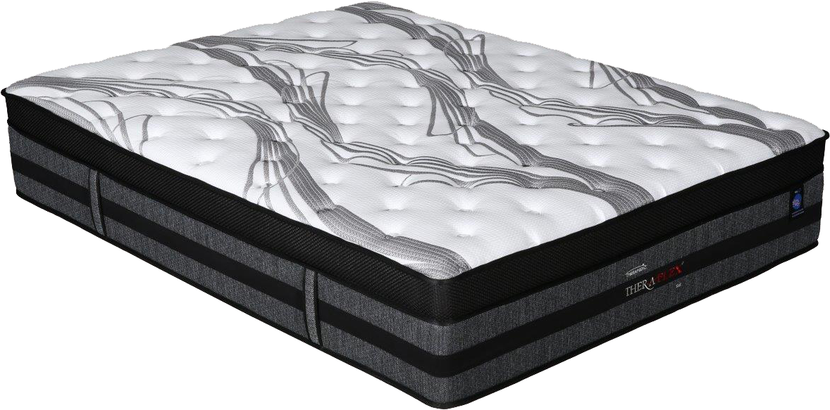 Theraflex Mattress - Bed Frame (1280x618), Png Download
