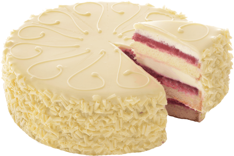White Chocolate Raspberry Truffle Cake - Sugar Cake (1024x934), Png Download