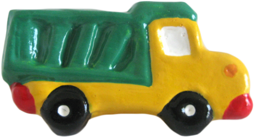 Dump Truck Drawer Knob - Model Car (960x720), Png Download