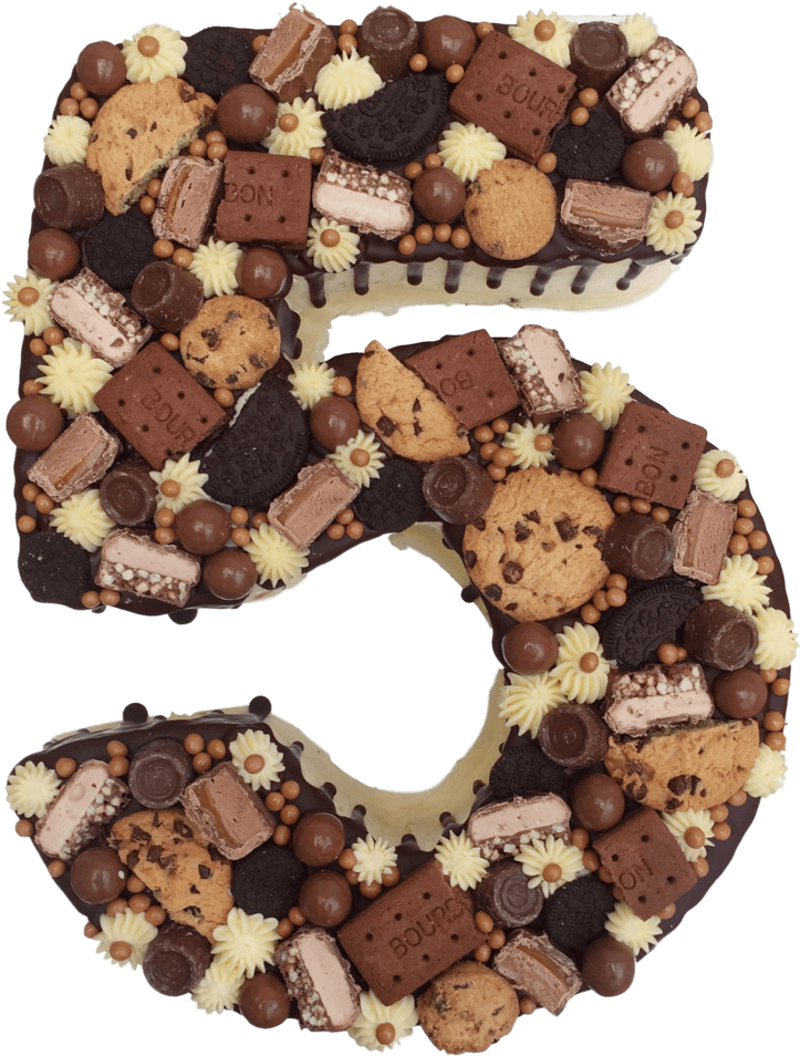 Chocolate Number Cake - Number Cakes For Men (1024x1024), Png Download