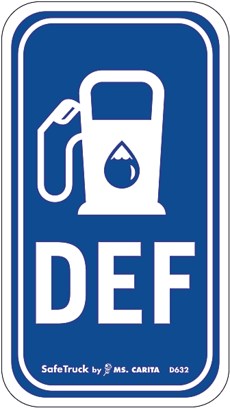 Def With Gas Pump - Diesel Exhaust Fluid Logo (600x600), Png Download
