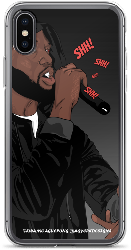 Headie One Shh Shh Phone Case - Iphone (1000x1000), Png Download