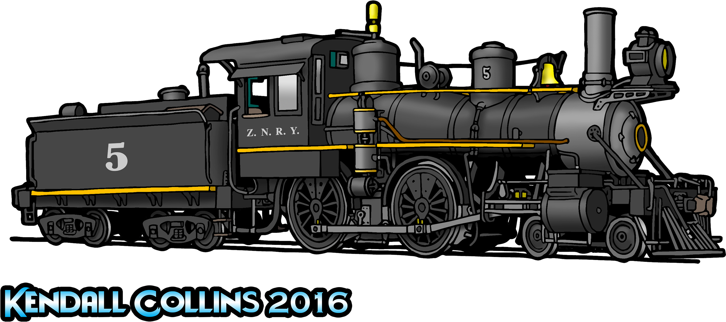 Zootopian Steampunk Steam Locomotive Concept V2 - Steampunk Locomotive (2480x1280), Png Download