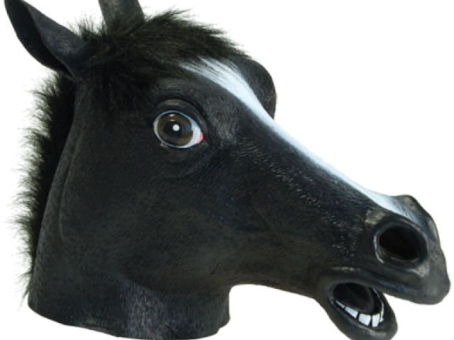 Drawn Mask Horse - Mask (640x480), Png Download