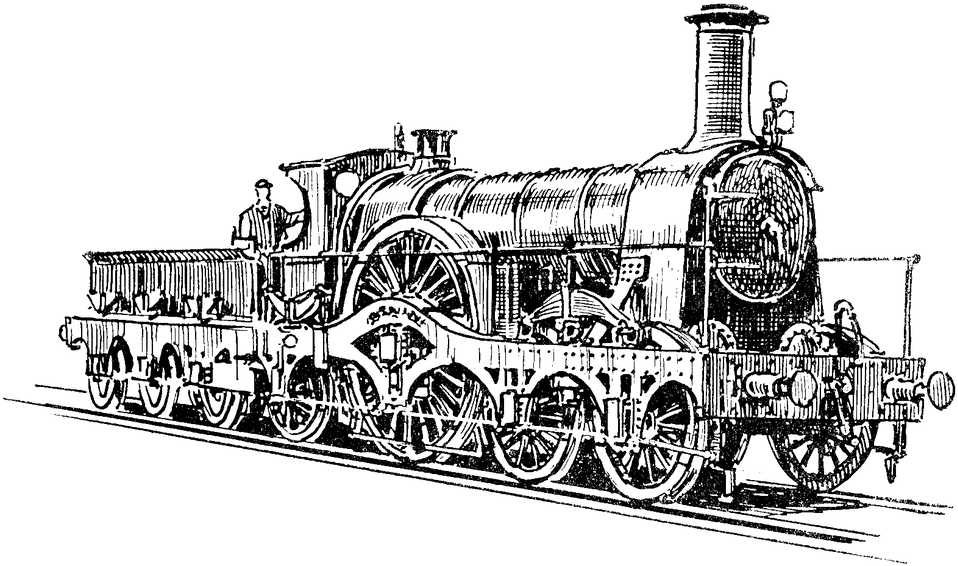 Steam Locomotive Bulkeley-breitspurlok England Histor - Locomotive (1280x670), Png Download