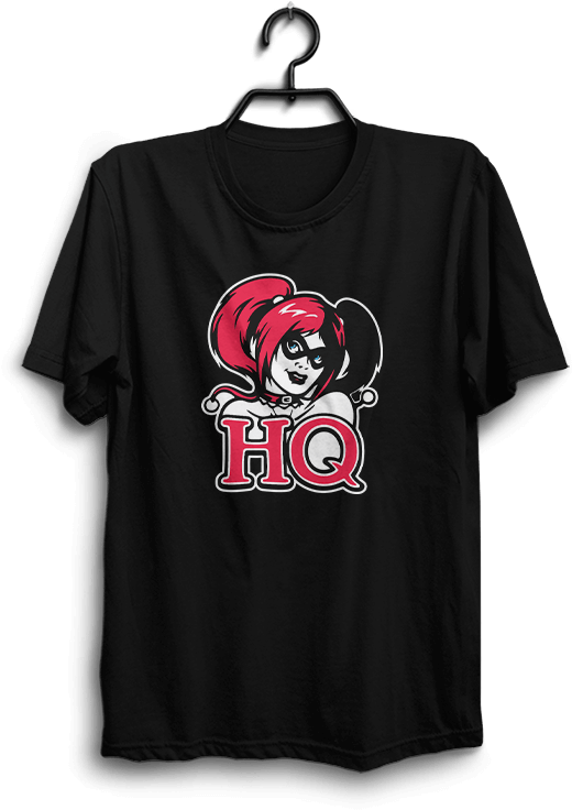 Harley Quinn T-shirt - Follow The Code Dexter (750x750), Png Download