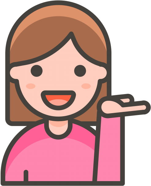 Woman Tipping Hand Emoji - Woman Judge Vector (866x650), Png Download