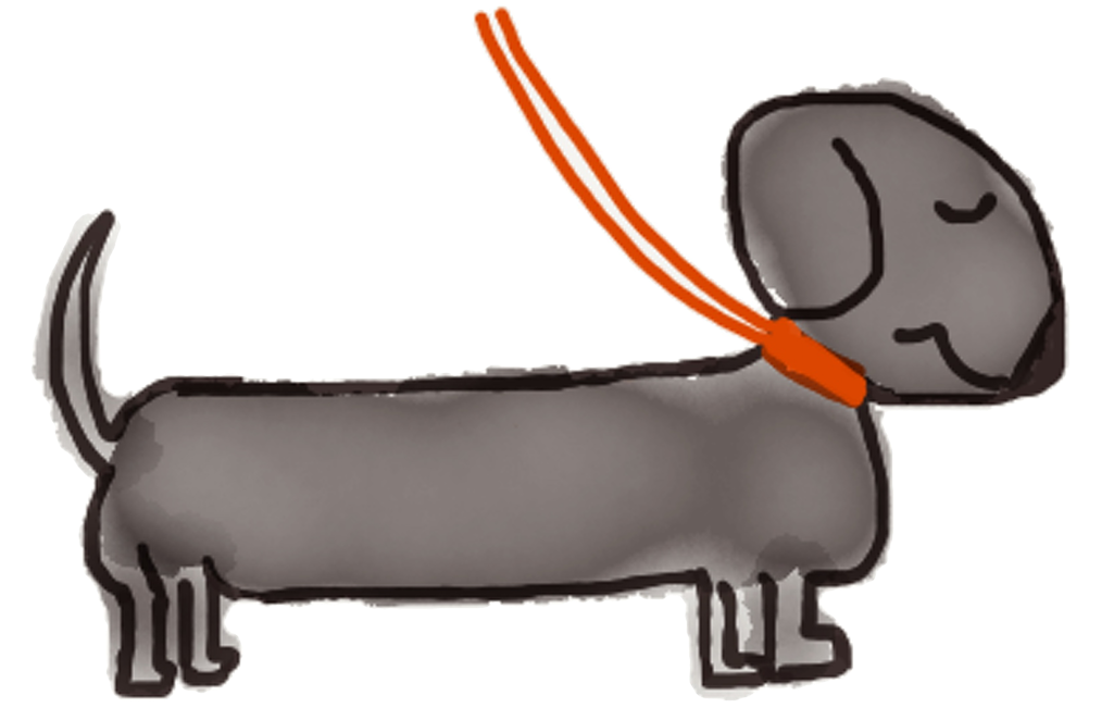 Adorable Dachshund Stickers - Dachshund (1024x676), Png Download
