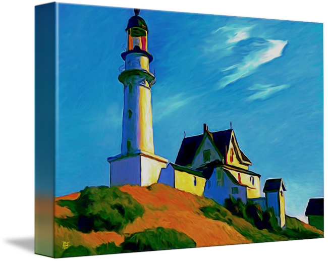 Clipart Royalty Free Beach By John Ward - Edward Hopper Maine Coast (650x517), Png Download